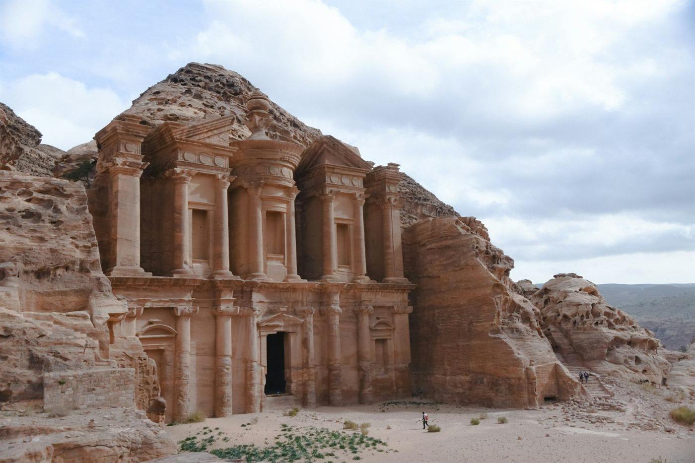 De rotsstad Petra in Jordani&euml;